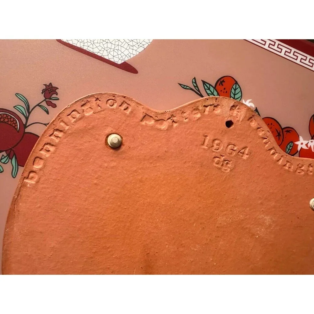 Vintage 1970s Bennington Pottery David Gil Terracotta Chicken Trivet/plaque 1964
